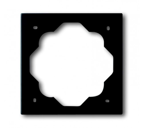 Рамка 1-постовая, серия impuls, цвет чёрный бархат  1754-0-4424   2CKA001754A4424  ABB