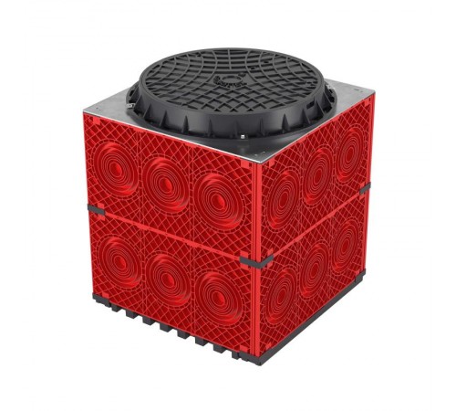 Колодец пластиковый для кабельной канализации с пластиковым люком, 750х750х750  270750  DKC