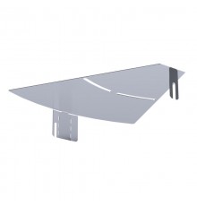 Крышка угла горизонтального изменяемого 0-45 градусов Стандарт INOX (AISI 316) 300  PR16.3639  Промрукав