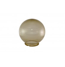 Рассеиватель для садово-паркового светильника шар ПММА 250 мм золотой призма (байонет 145 мм)  SQ0321-0229  TDM