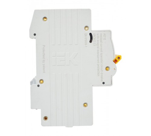 Выключатель автоматический дифференциального тока АД12 2п 6А C 10мА тип AC (3 мод)  MAD10-2-006-C-010  IEK