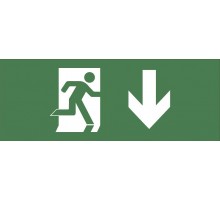 Самоклеющая этикетка INFO-SSA-103 "Фигура/стрелка вниз" SSA-101  Б0048472  ЭРА