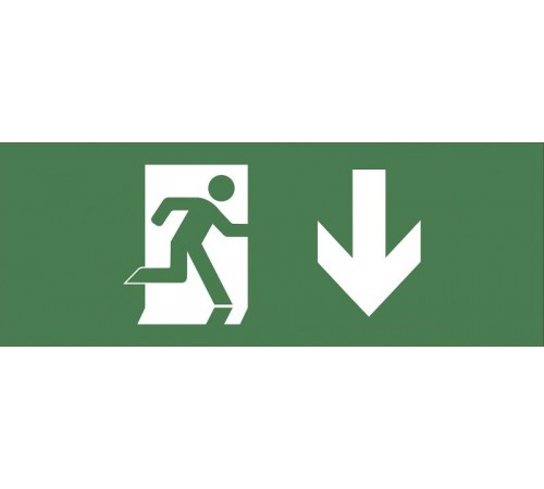 Самоклеющая этикетка INFO-SSA-103 "Фигура/стрелка вниз" SSA-101  Б0048472  ЭРА