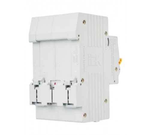 Выключатель автоматический дифференциального тока АД12 2п 6А C 10мА тип AC (3 мод)  MAD10-2-006-C-010  IEK