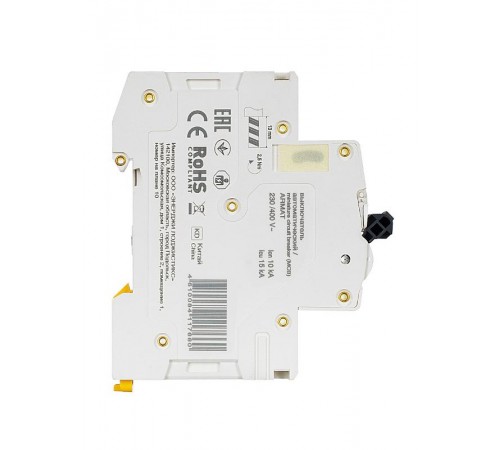 Выключатель автоматический однополюсный M10N 1P C 6А 10кА ARMAT  AR-M10N-1-C006  IEK