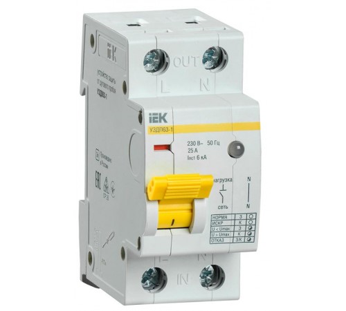 Устройство защиты от дугового пробоя УЗДП63-1 25А  MDP10-25  IEK