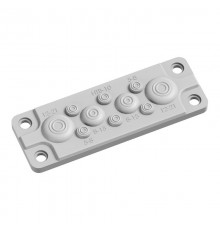 Кабельный ввод пластик FL13 V0 UL94 IP55 +130 - 40, 10 отверстий  R5HTB10  DKC