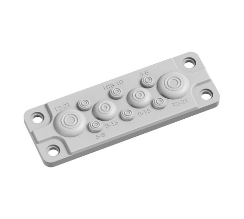 Кабельный ввод пластик FL13 V0 UL94 IP55 +130 - 40, 10 отверстий  R5HTB10  DKC