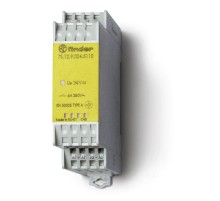 Модульное электромеханическое реле безопасности (реле с принудительным управлением контактами); 1NO+1NC 6A  7S1281205110PAS  Finder