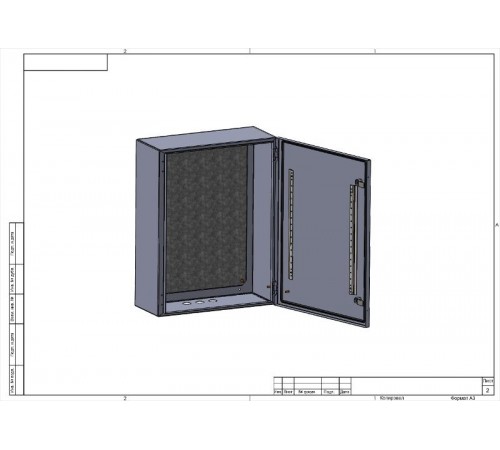 Корпус металлический OPTIMA ЩМП-65.50.22 (650х500х220) IP54 У2 серый   Б0061603  ЭРА