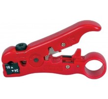 Инструмент HT-352A Универсальный для зачистки витой пары (UTP/STP), кабеля 18 и 24 AWG, круглого и плоского телефонного кабеля  41695  Hyperline