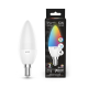 Лампа светодиодная Smart LED Свеча С37 6W E14 RGBW+dim 1/10/100  103101406  Gauss