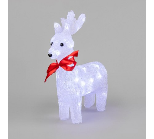 Акриловая светодиодная фигура "Оленёнок" 30х10х28 см, 4,5 В, 3 батарейки AA (не входят в комплект), 24 светодиодов,  513-321  NEON-NIGHT