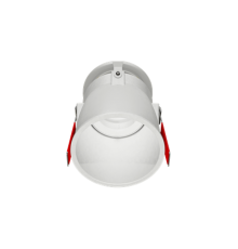 Рамка для модульного светильника FLEX 50 05 круглая встраиваемая утопленная 95х70мм RAL 9010 поворотная  V1-R0-00435-10009-2000000  VARTON