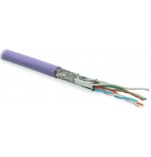 Кабель витая пара SFTP4-C7-P26-IN-LSZH-VL-500 (500м) экран.S/FTP,к7(600MHz),4п(26AWG),мног.(patch),LSZH,нг(С)-HF,фиолет.  236297  Hyperline