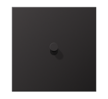 Центральная плата для выключателей, 1 пост, 1 тумблер, конус; металл; dark; LS1912  AL12-0DK01  Jung