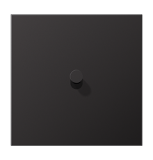 Центральная плата для выключателей, 1 пост, 1 тумблер, конус; металл; dark; LS1912  AL12-0DK01  Jung