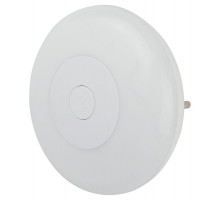 Ночник - светильник светодиодный  NN-632-SW-W в розетку с выключателем белый  Б0057215  ЭРА