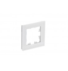 AtlasDesign Nature Белый Рамка 1-ая, натуральное стекло  ATN360101  SE