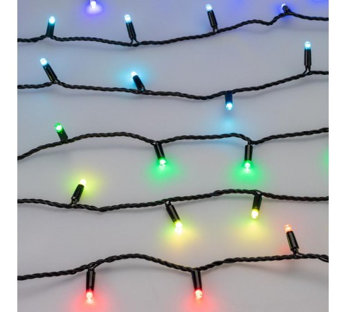 Светодиодная гирлянда ARD-STRING-CLASSIC-10000-BLACK-95LED-LIVE RGBW-DMX (24V, 10W) (Ardecoled, IP65)  031743  Arlight