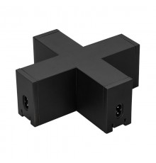 Коннектор крестовой NEO-CLIP-38-CON-X-BK  026847  Arlight