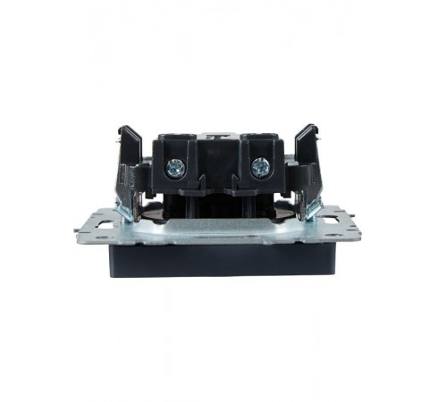 BRITE Розетка без заземления со шторками 10А РСш10-2-БрМ маренго  BR-R13-10-K35  IEK