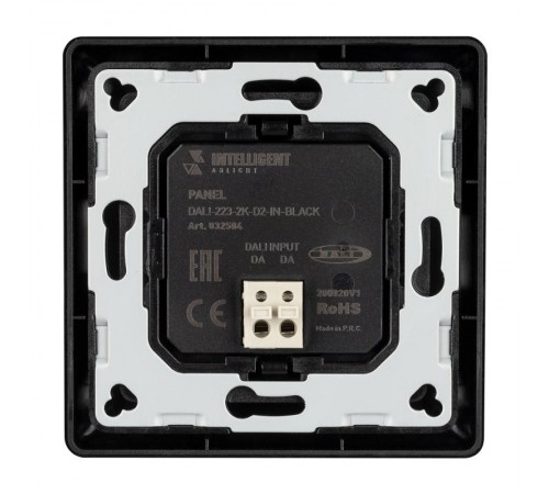 INTELLIGENT ARLIGHT Панель DALI-223-2K-D2-IN-BLACK (BUS, Free purpose) (INTELLIGENT ARLIGHT, -)  032504  Arlight