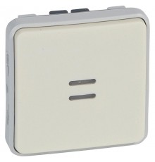 Plexo Белый Переключатель с индик. Лампами IP55  069612  Legrand