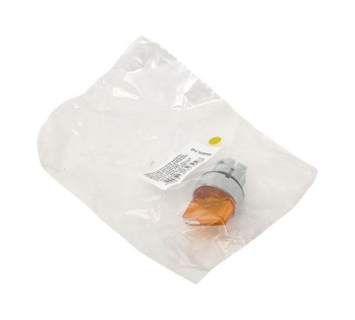 Механизм исполнительный переключателя ХB4 желтый на 2 положения с фиксацией, с подсветкой с короткой ручкой IP65  XB4BD2FL-Y-65  EKF