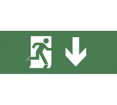 Самоклеющая этикетка INFO-DBA-003 "Фигура/стр. вниз" ДПА/ДБА IP20/54  Б0048455  ЭРА