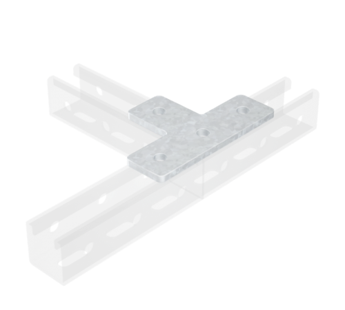 Пластина соединительная Т-обр., нержавеющая сталь AISI 304  IBMD1031C  DKC