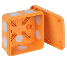 Тусо.Коробка расп. для о/п, 85х85х45мм двухкомпонентная  не распр.горение HF  67240НГ  Рувинил