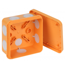 Тусо.Коробка расп. для о/п, 85х85х45мм двухкомпонентная  не распр.горение HF  67240НГ  Рувинил