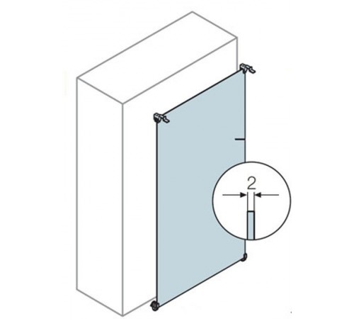 Плата монтажная стальная для шкафа GEMINI (Размер1)  1SL0259A00  ABB