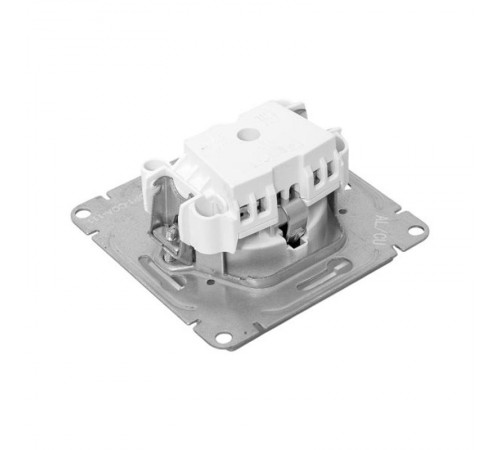 Механизм розетки, 16А, с заземлением, со шторками, алюминий Эпика EKF  UP1-SOA-111  EKF