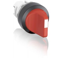 Переключатель M2SS2-10R (короткая ручка) красный 2-х позиционный без подсветки (только корпус) 90 град. с фиксацией  1SFA611201R1001  ABB