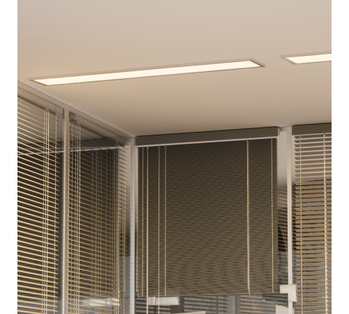 Светильник светодиодный универсальный 36W 2450lm 4000K IP20 1198*180*19мм офисный призм. рассеиватель  860125236  Gauss