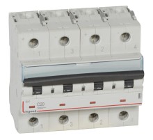 Выключатель автоматический двухполюсный DX3 DC 20А B 1,5кА (6 мод)  414449  Legrand