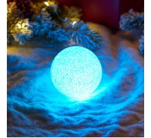 Фигура светодиодная "Снежок", RGB, 8 см  513-011  NEON-NIGHT