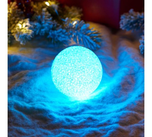 Фигура светодиодная "Снежок", RGB, 8 см  513-011  NEON-NIGHT