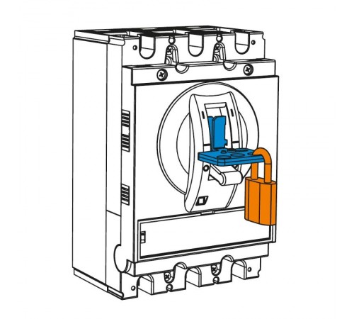 Блокировка рукоятки в отключённом состоянии PLL T400-T630  361179  КЭАЗ