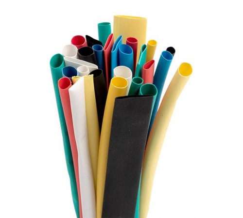 Набор ТУТ нг: 6 цветов по 5шт. Разного диаметра (3/1,5; 4/2; 5/2,5; 6/3; 8/4) 100мм. EKF PROxima  tut-n-3-r  EKF