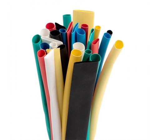 Набор ТУТ нг: 6 цветов по 5шт. Разного диаметра (3/1,5; 4/2; 5/2,5; 6/3; 8/4) 100мм. EKF PROxima  tut-n-3-r  EKF