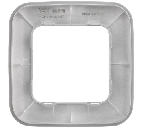 FLITE Artistic Рамка 1-ая РУ-1-А-ФлА алюминий  FI-M12-31-20-K47  IEK