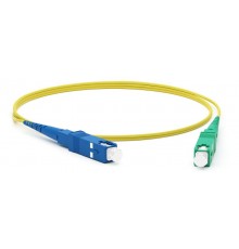 FC-S2-9-SC/UR-SC/AR-H-0.5M-LSZH-YL Патч-корд волоконно-оптич. (шнур) SM 9/125 (OS2), SC/UPC-SC/APC, 2.0 мм, simplex, LSZH, 0.5 м  401958  Hyperline