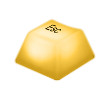 Светильник-ночник Клавиша JS1-ESC (Yellow)  .4690601031198  JAZZway