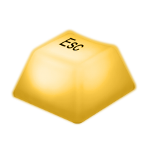 Светильник-ночник Клавиша JS1-ESC (Yellow)  .4690601031198  JAZZway