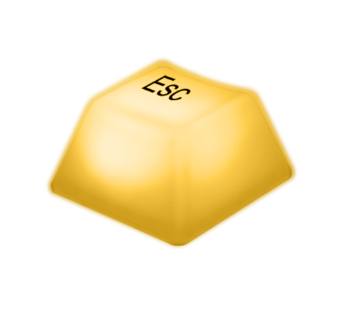 Светильник-ночник Клавиша JS1-ESC (Yellow)  .4690601031198  JAZZway