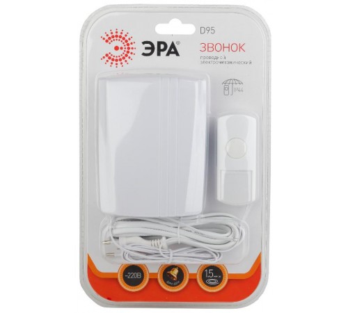 Звонок  D95 проводной (10/30/180) Б0018138  ЭРА