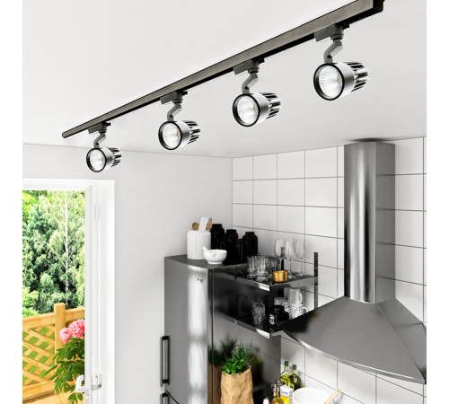 Светильник светодиодный трековый однофазный PTR 0130-2 30w 3000K 24° BL (чёрный) IP40  .5035195  JAZZWAY